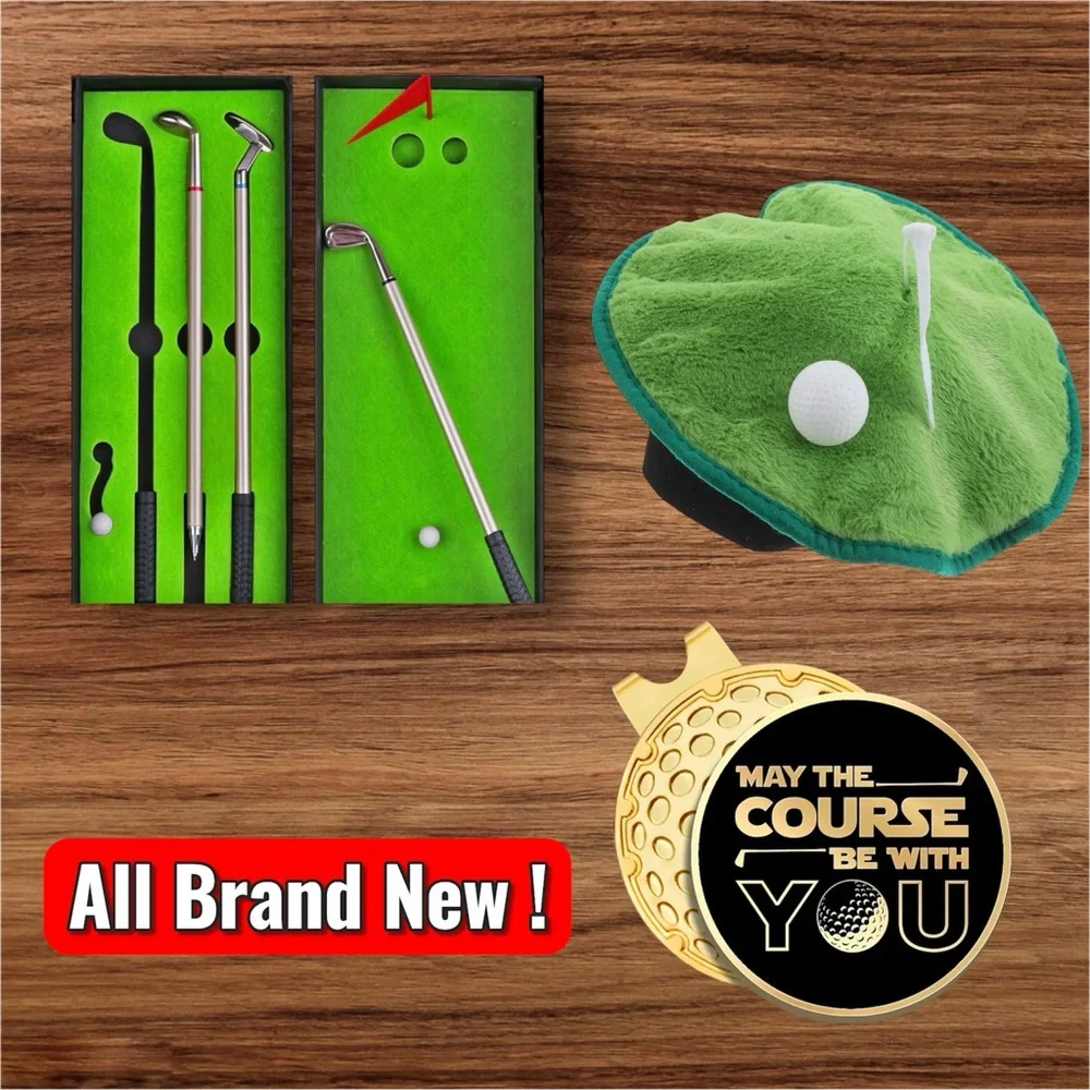 ⛳ Golf Enthusiast Gift Bundle – Brand New Fun Accessories Set